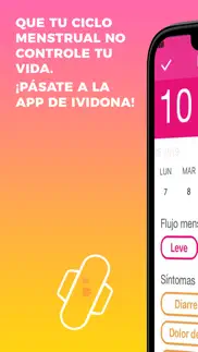 calendario menstrual ividona iphone capturas de pantalla 1