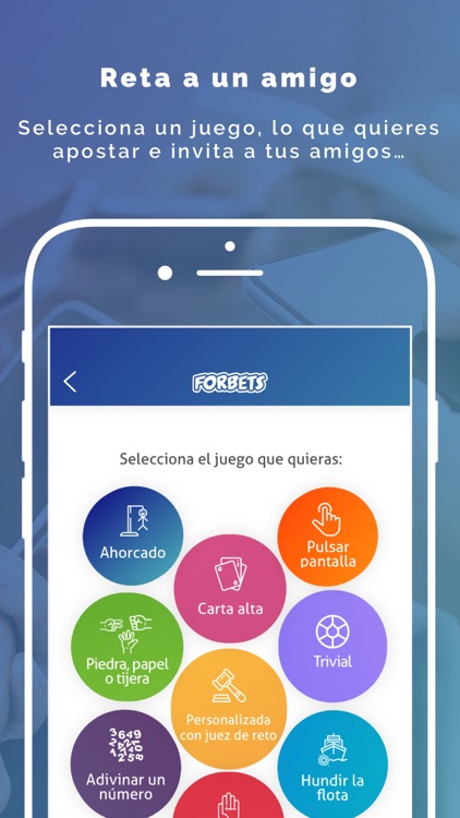 Forbets - Reta a tus amigos