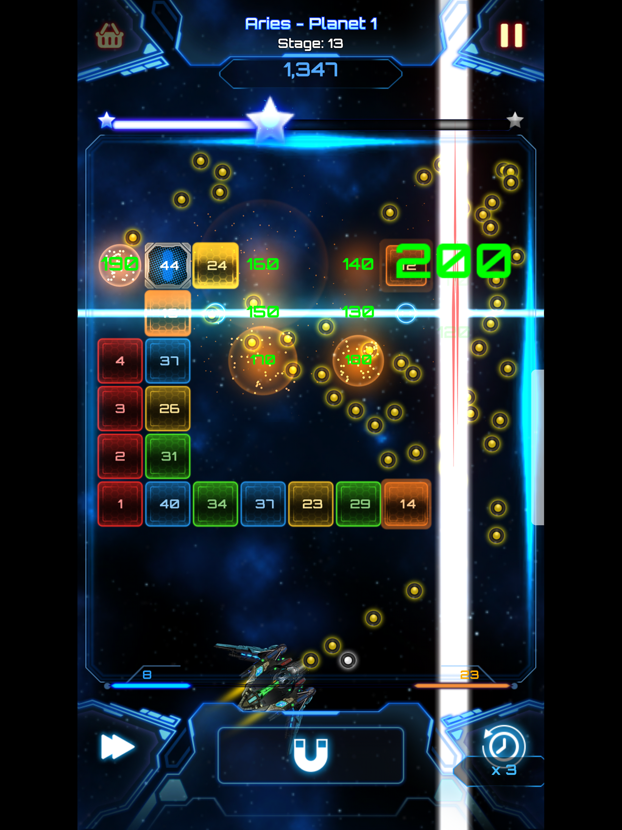 Bricks Breaker Galaxy Shooter screenshot 11