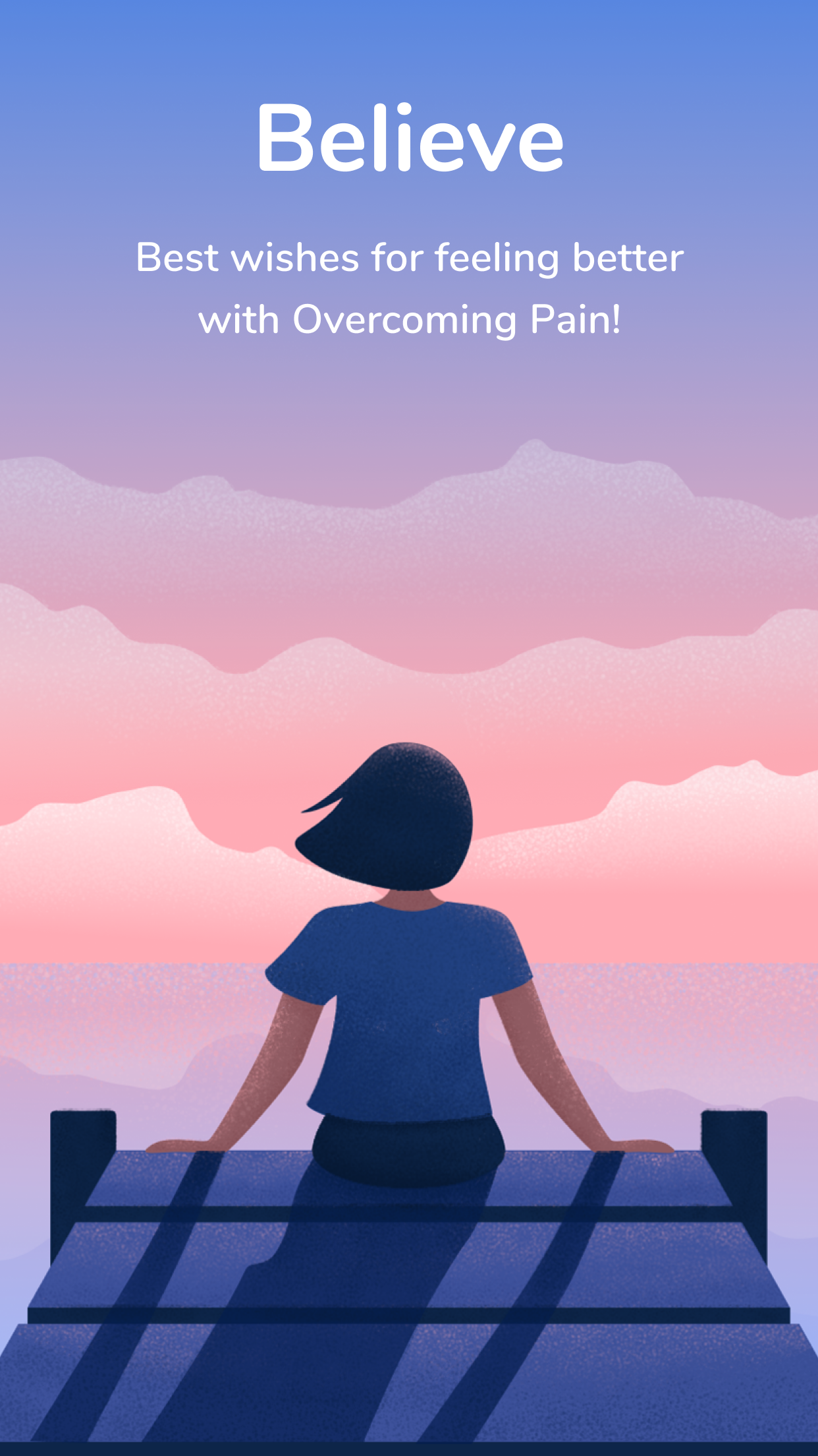 Overcoming pain based on EMDR