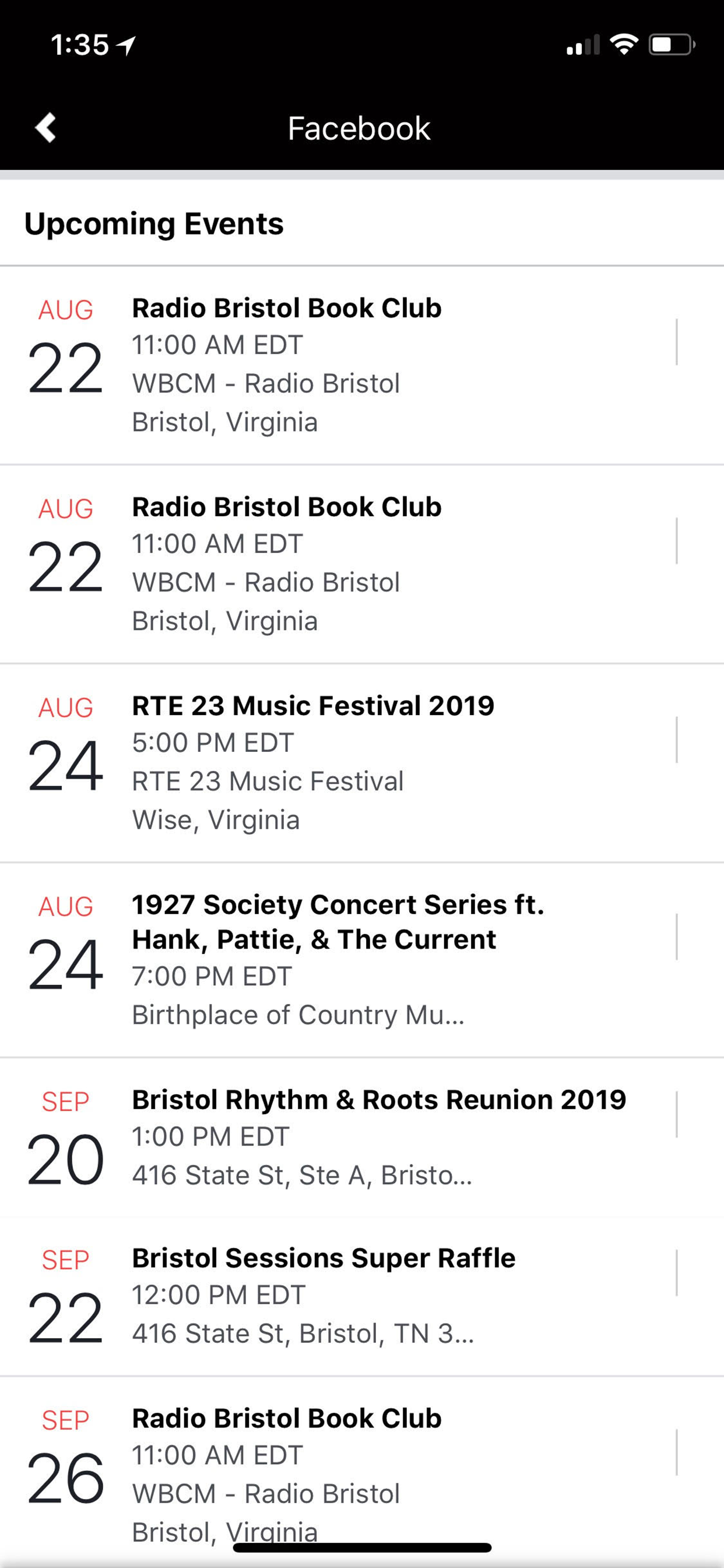 Radio Bristol WBCM screenshot 3
