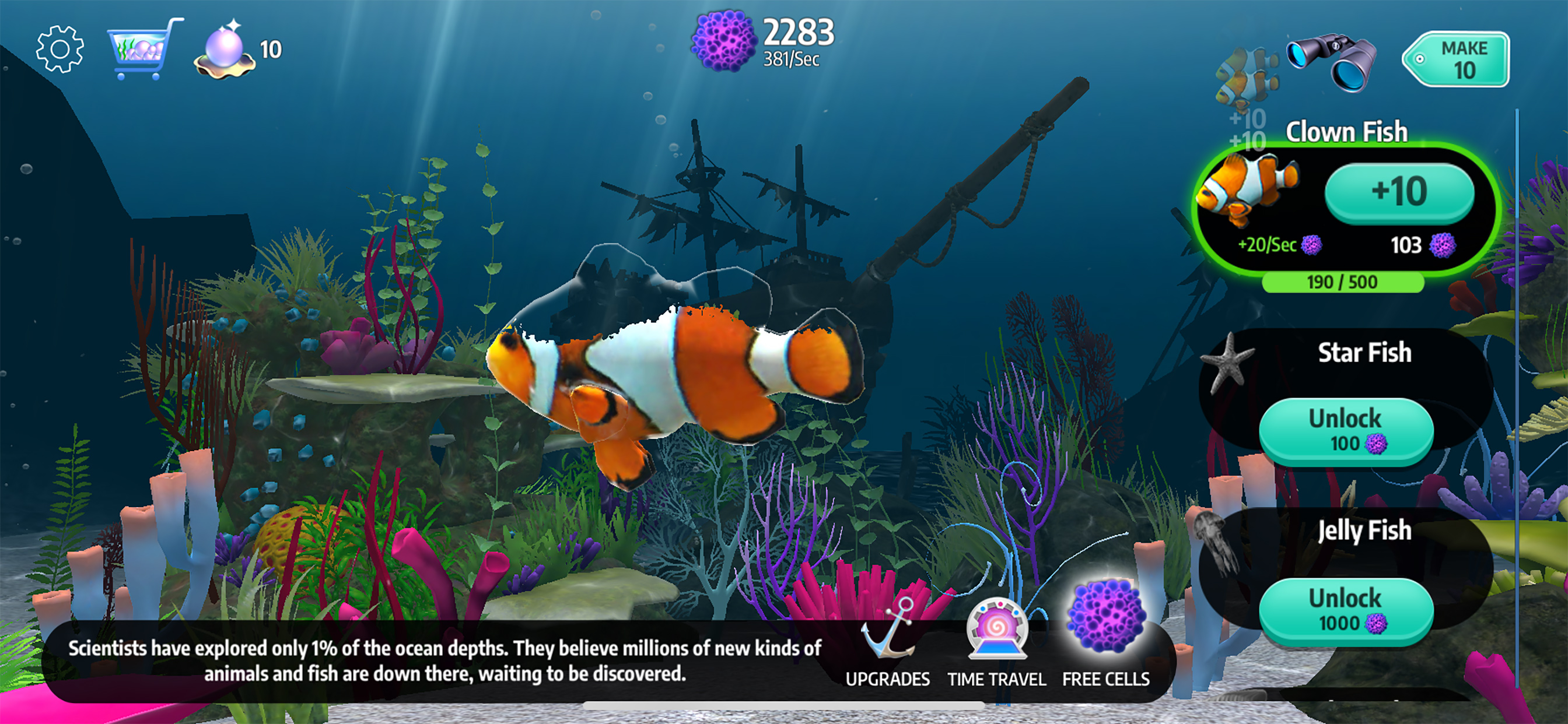 Idle Sea World!