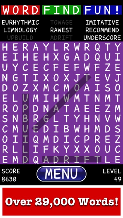 Screenshot #1 pour Word Find Fun!