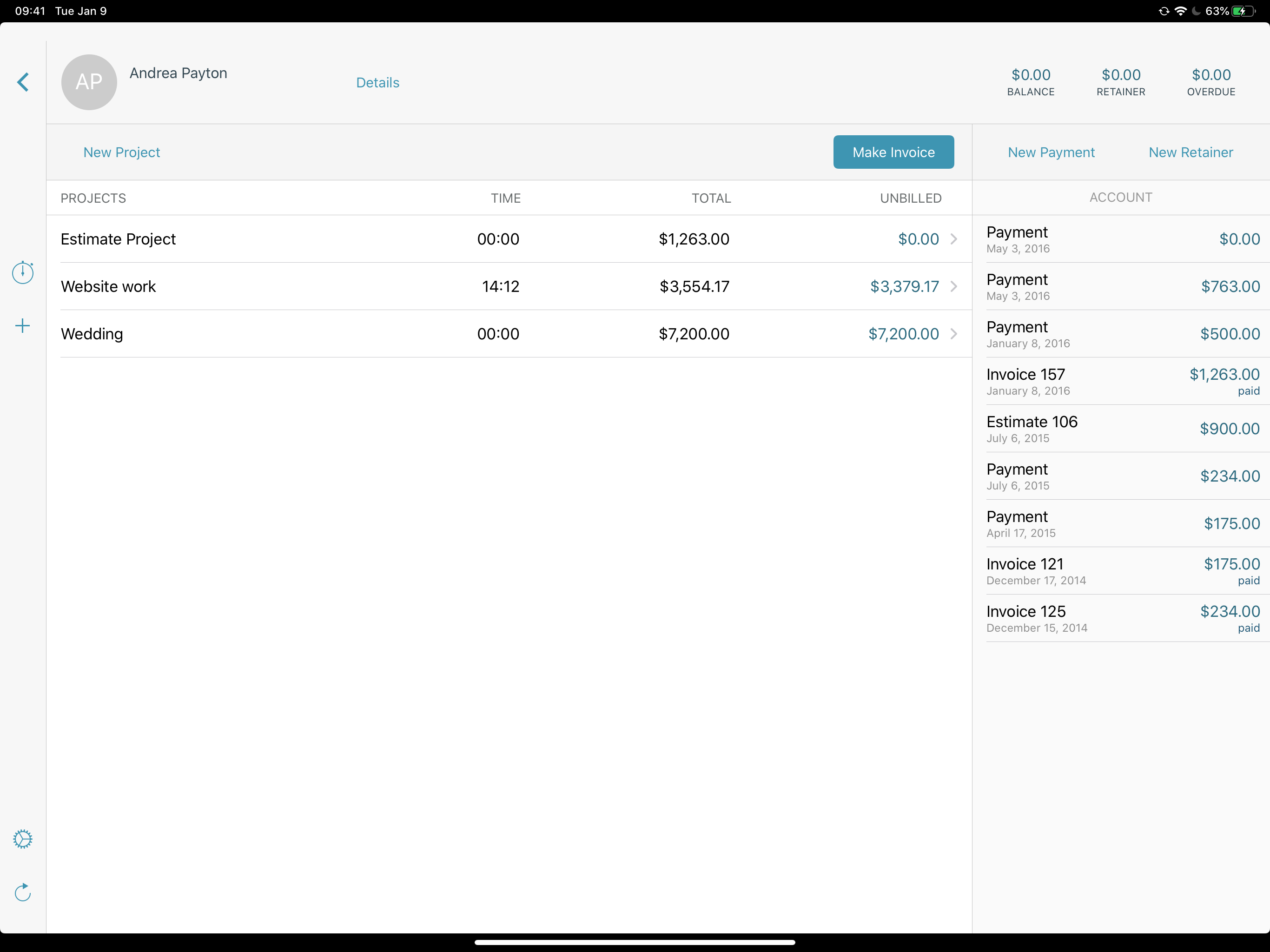 Billings Pro - Time & Invoice screenshot 13