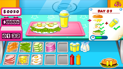 Go Fast Cooking Sandwiches Screenshot