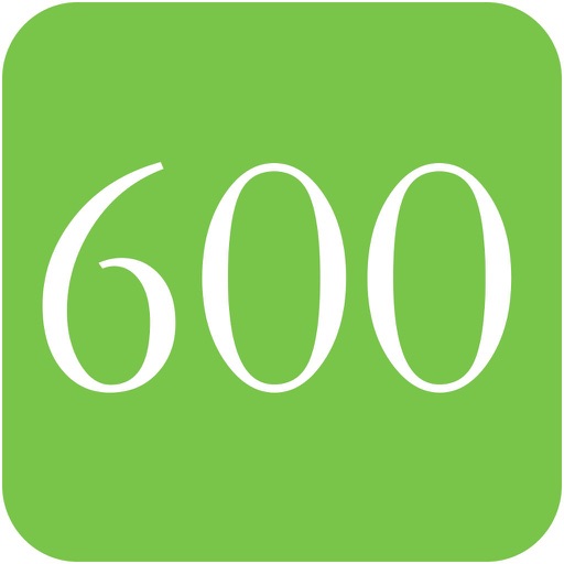 Write 1 to 600-Funny number Icon