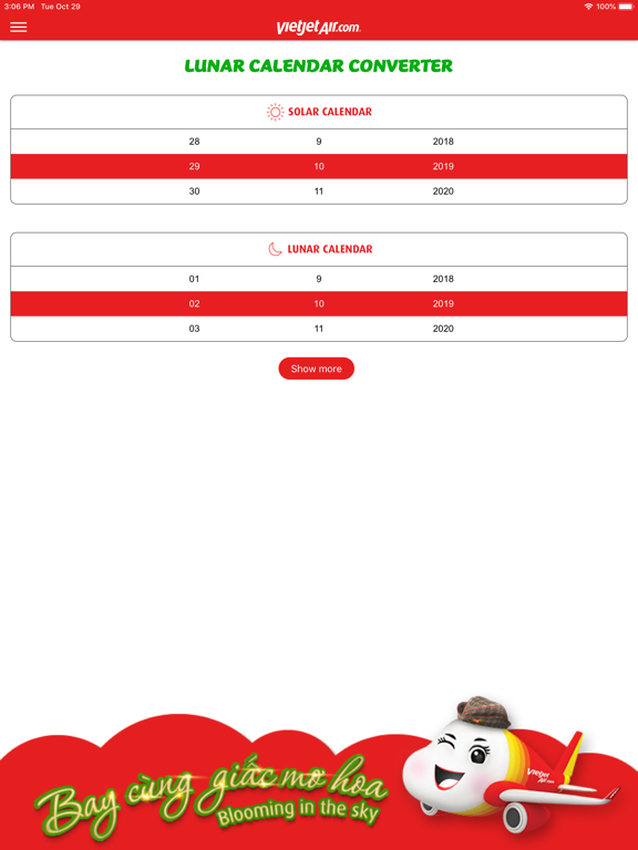 Screenshot #6 pour Vietjet Calendar