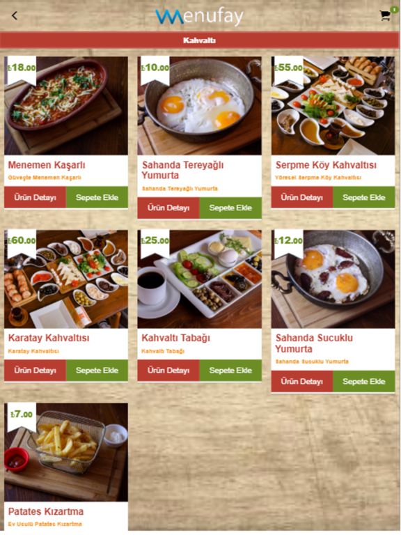Screenshot #5 pour Menufay Menu