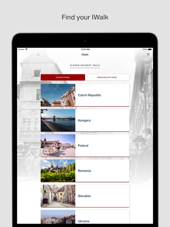 IWalk - Zachor iPad screenshot 4 - Education app