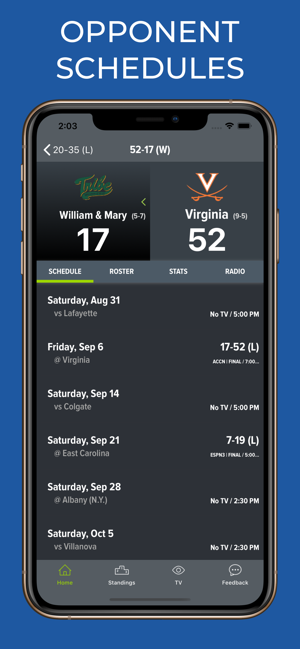 Virginia Cavaliers Football(圖8)-速報App