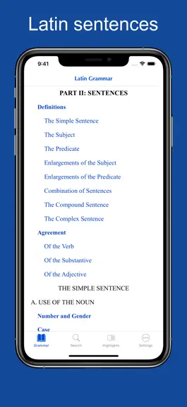 Game screenshot A Latin Grammar apk