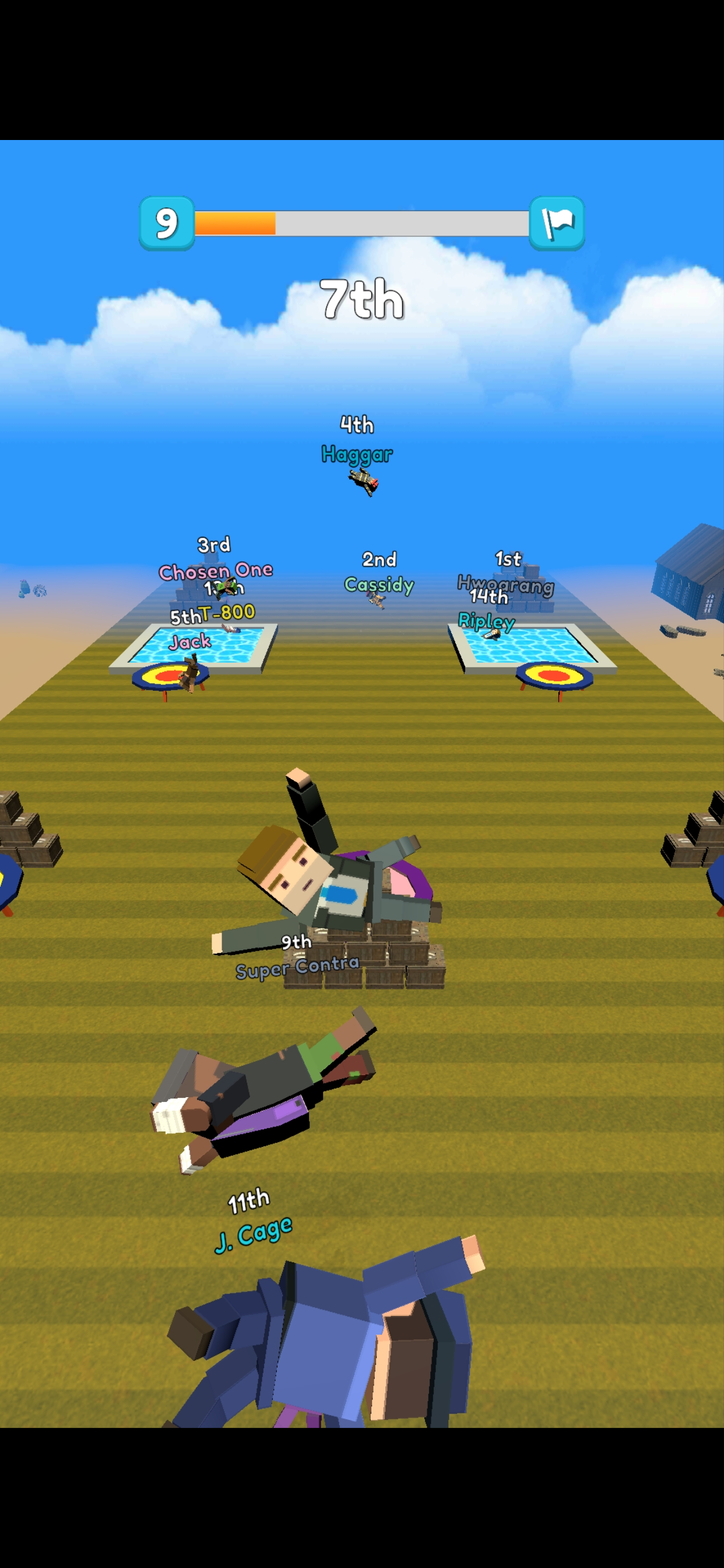 Jumpy Bumpy - Ragdoll Race screenshot 4