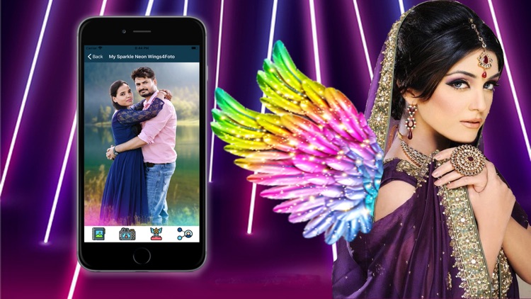 My Sparkle Neon Wings4Foto