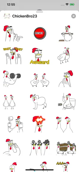 Game screenshot Chicken Bro 23 Sticker Pack apk