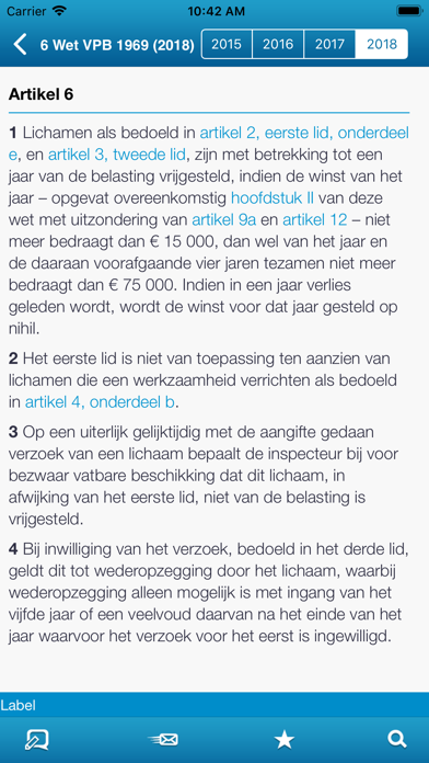 Meijburg Fiscale Wetten-app Screenshot