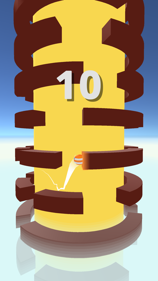 #1. Sticky Ninja Ball (iOS) By: 5minlab Co., Ltd.