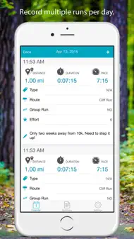 Running Log Lite iphone bilder 3