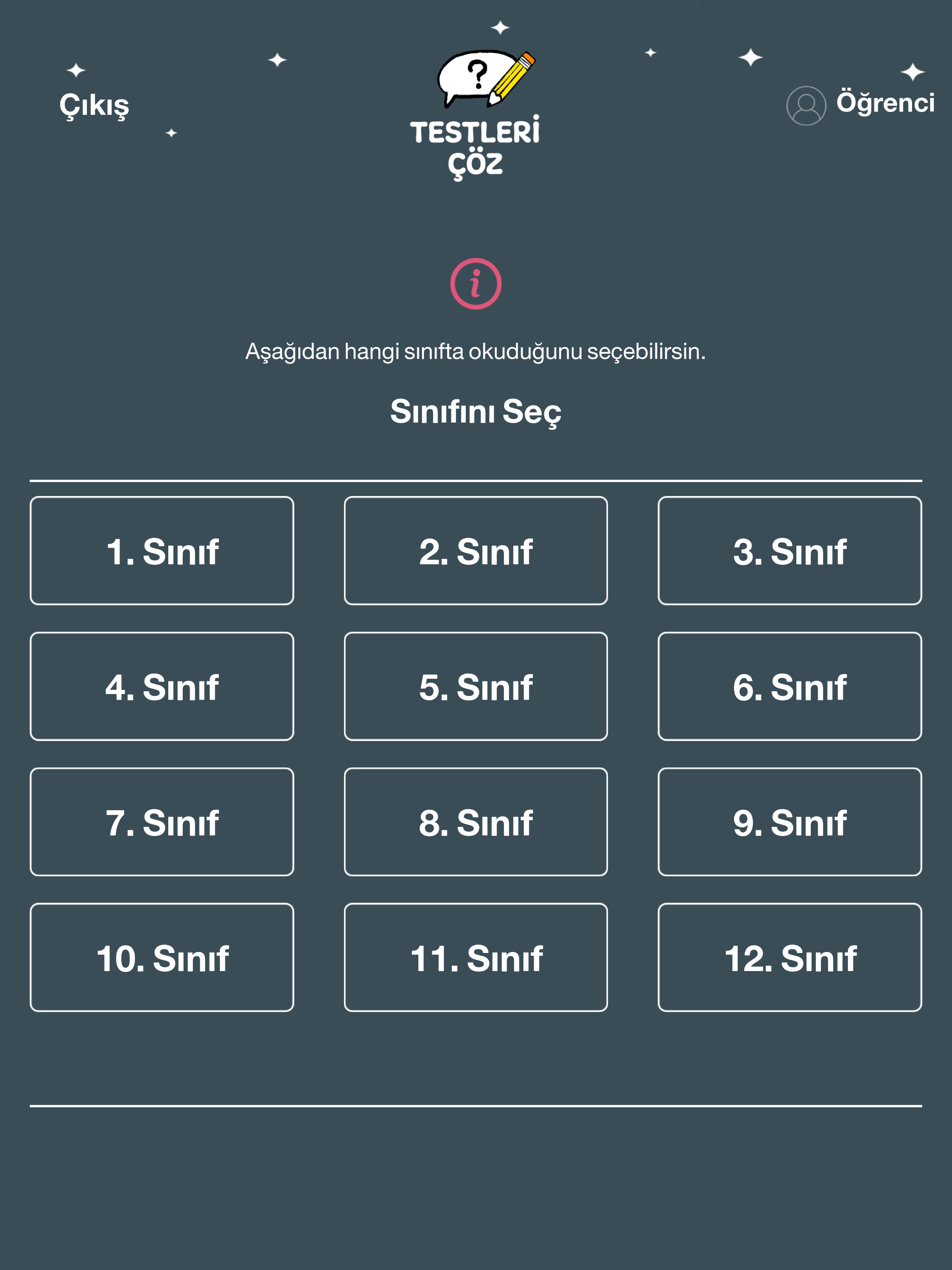 Testleri Çöz