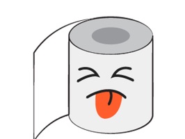 Awaken your iMessages for funny emotion with this exclusive Toilet Paper Feeling Sticker pack