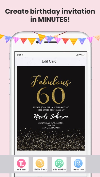 Birthday 2024 invitation creator