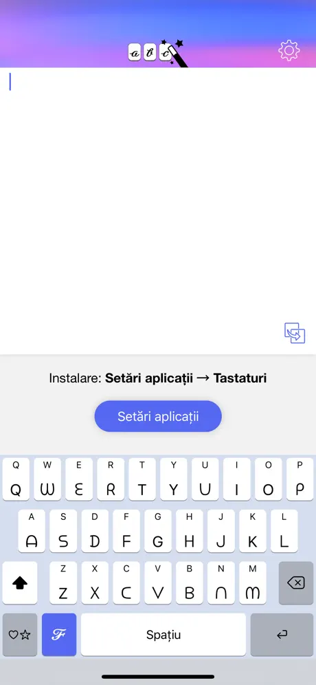 Text Designer Keyboard