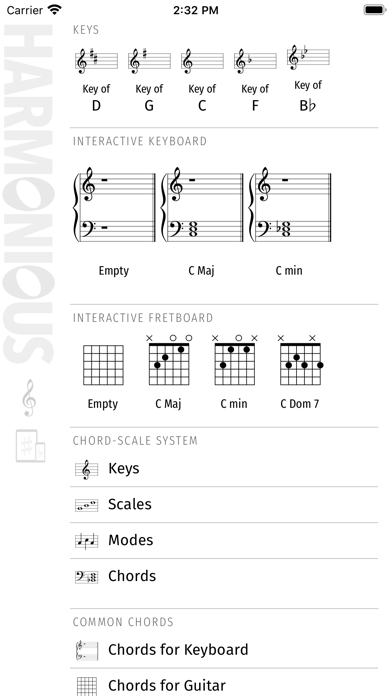 Screenshot #1 pour Harmonious: Music Theory