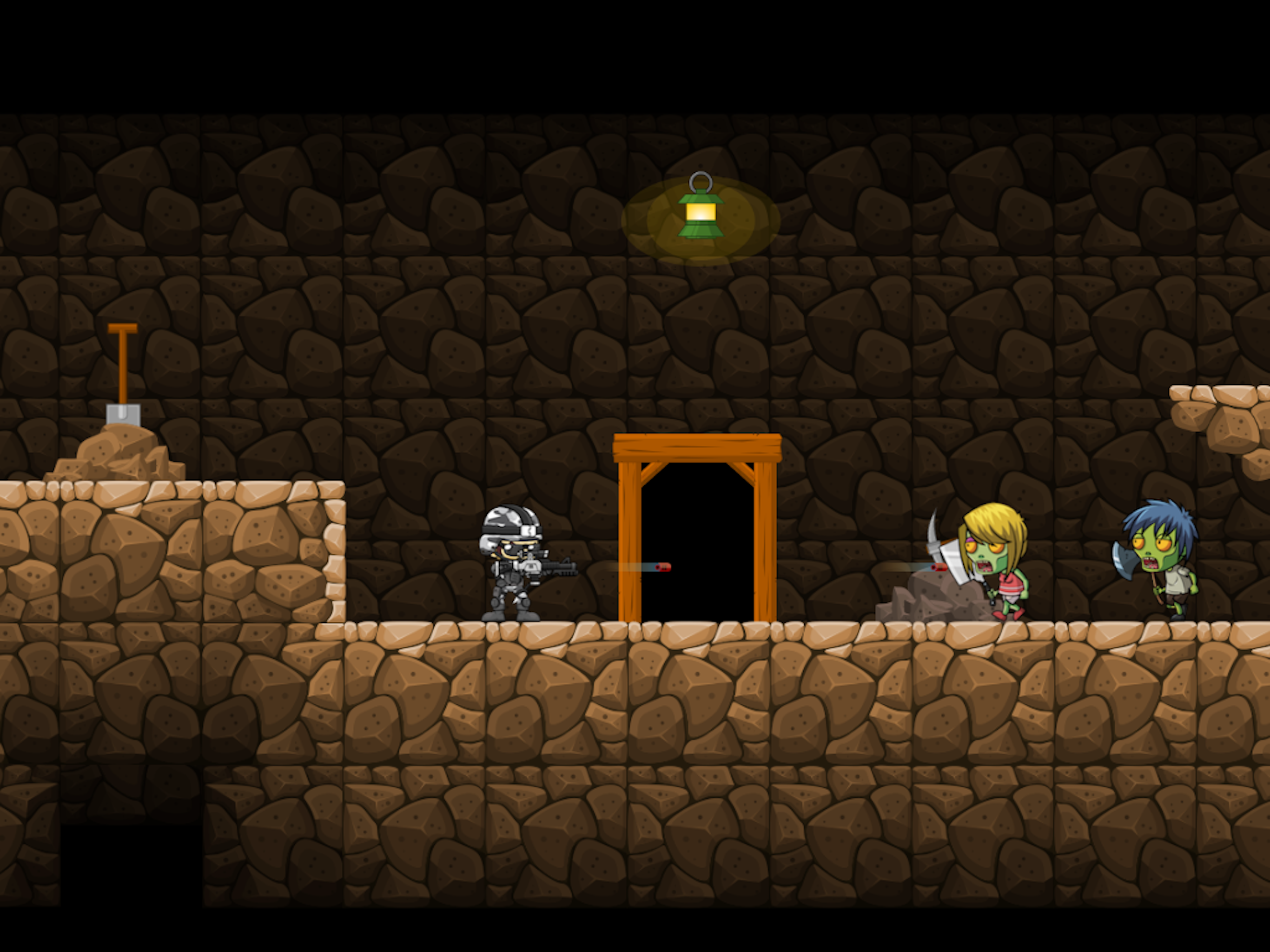 Zombies 2D: Run & Gun