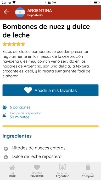 Recetas de cocina screenshot-4