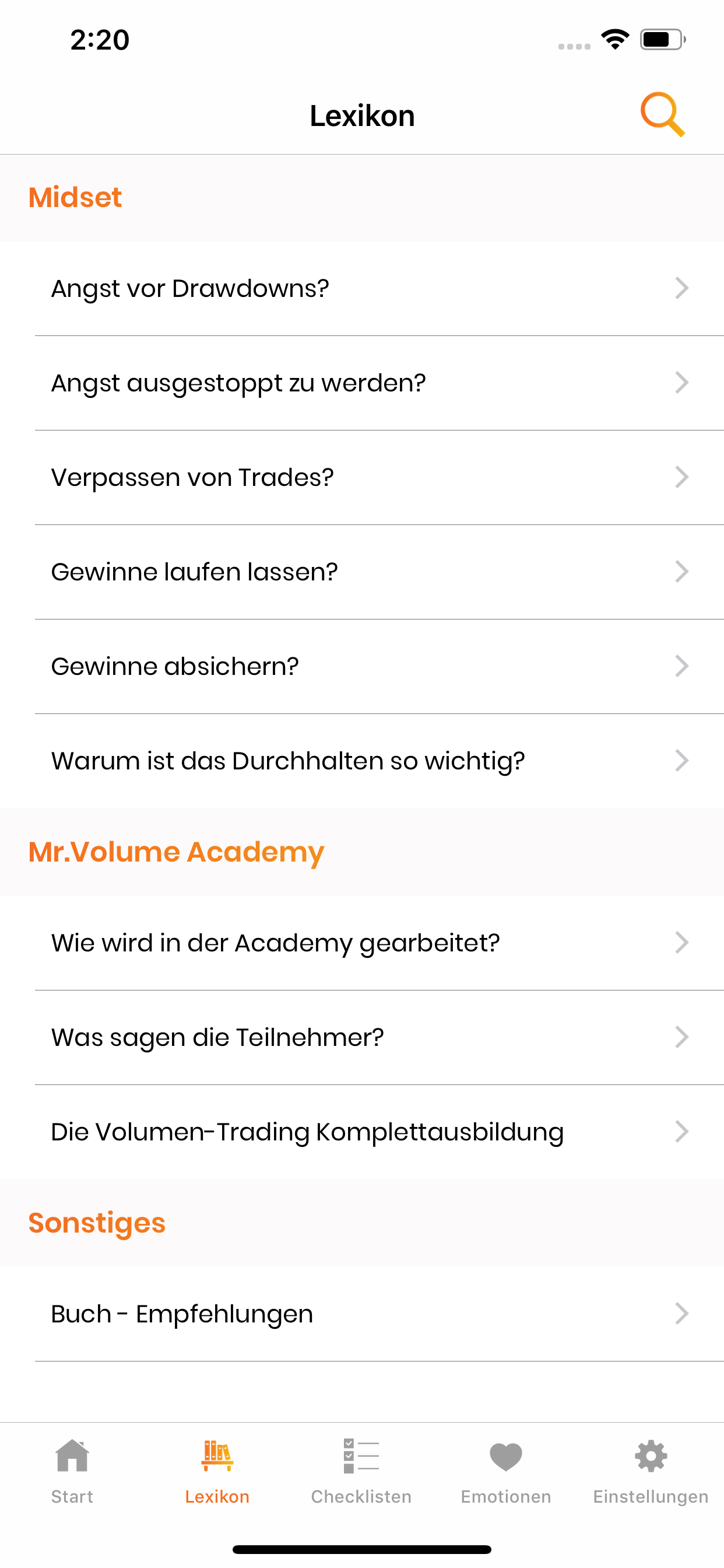 Mr.Volume Academy screenshot 5