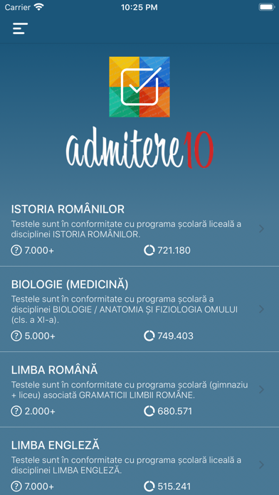 How to cancel & delete Admitere10 - teste grilă: Istorie, Biologie, Română și Engleză from iphone & ipad 2