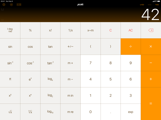 PCalc Lite iPad app afbeelding 2