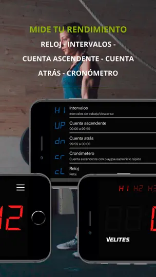 Captura de pantalla de Velites WOD Interval Timer en iPhone 3