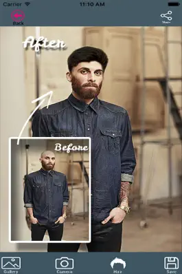 Game screenshot Man Hairstyles Photo Editor apk