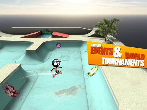 Stickman Skate Battleのおすすめ画像3