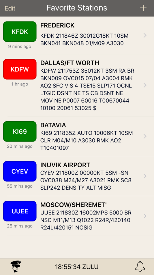 METARs Aviation Weather - 2.3 - (iOS)