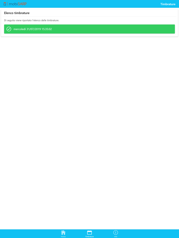 mobiSARP iPad screenshot