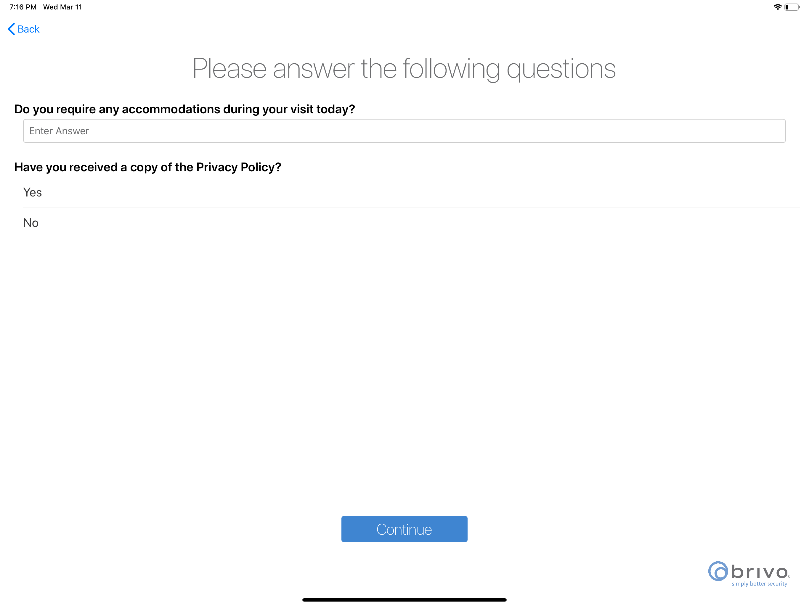 Brivo Visitor screenshot 4