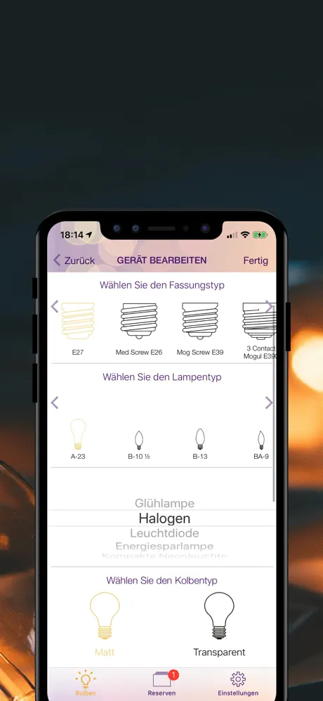 Bulbes - Glühbirnen Memo