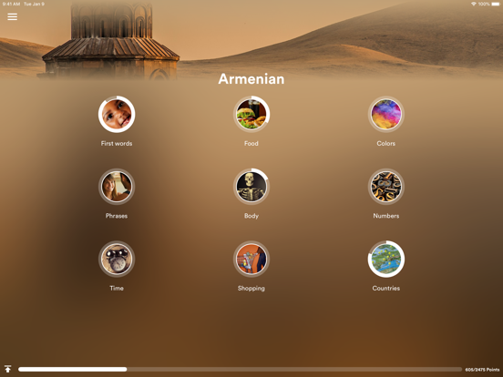 Learn Armenian - EuroTalk iPad screenshot