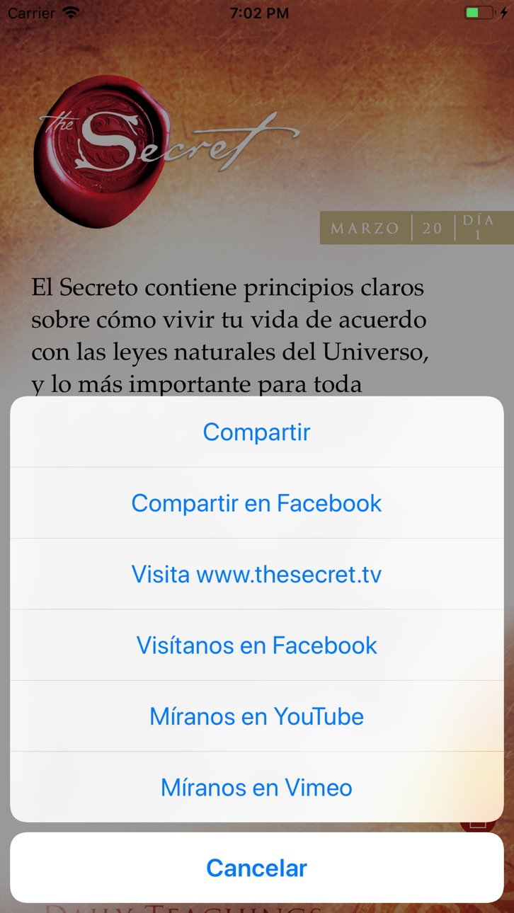 iPhone screenshot
