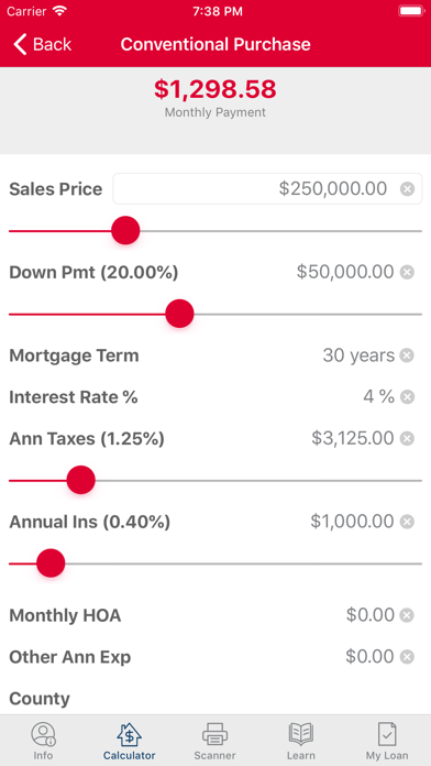 IBMC Bridge Mortgage Screenshot