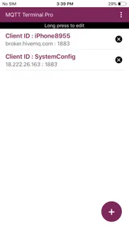mqtt terminal pro iPhone Captures Décran 1