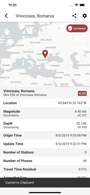 Seismos: Earthquake Monitoring(圖2)-速報App