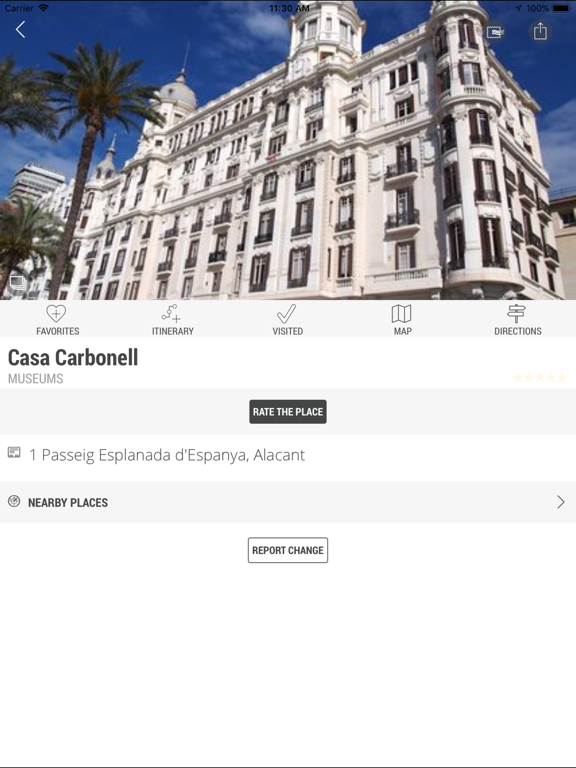 Alicante RunAway iPad screenshot 3 - Travel app