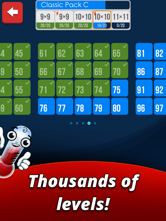 Grids of Thermometers iPad screenshot 5 - Games app