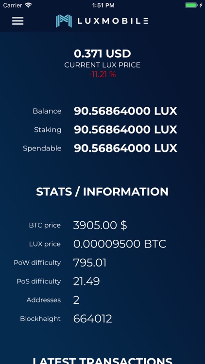 LuxMobile - Lux Mobile Wallet