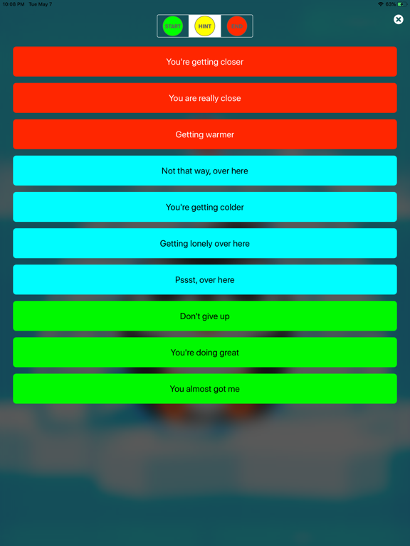 Hide & Speak iPad screenshot 5 - Entertainment app