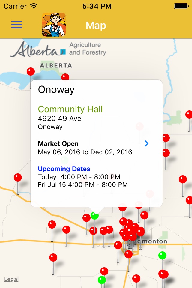 Alberta Approved Farmer Market screenshot 2