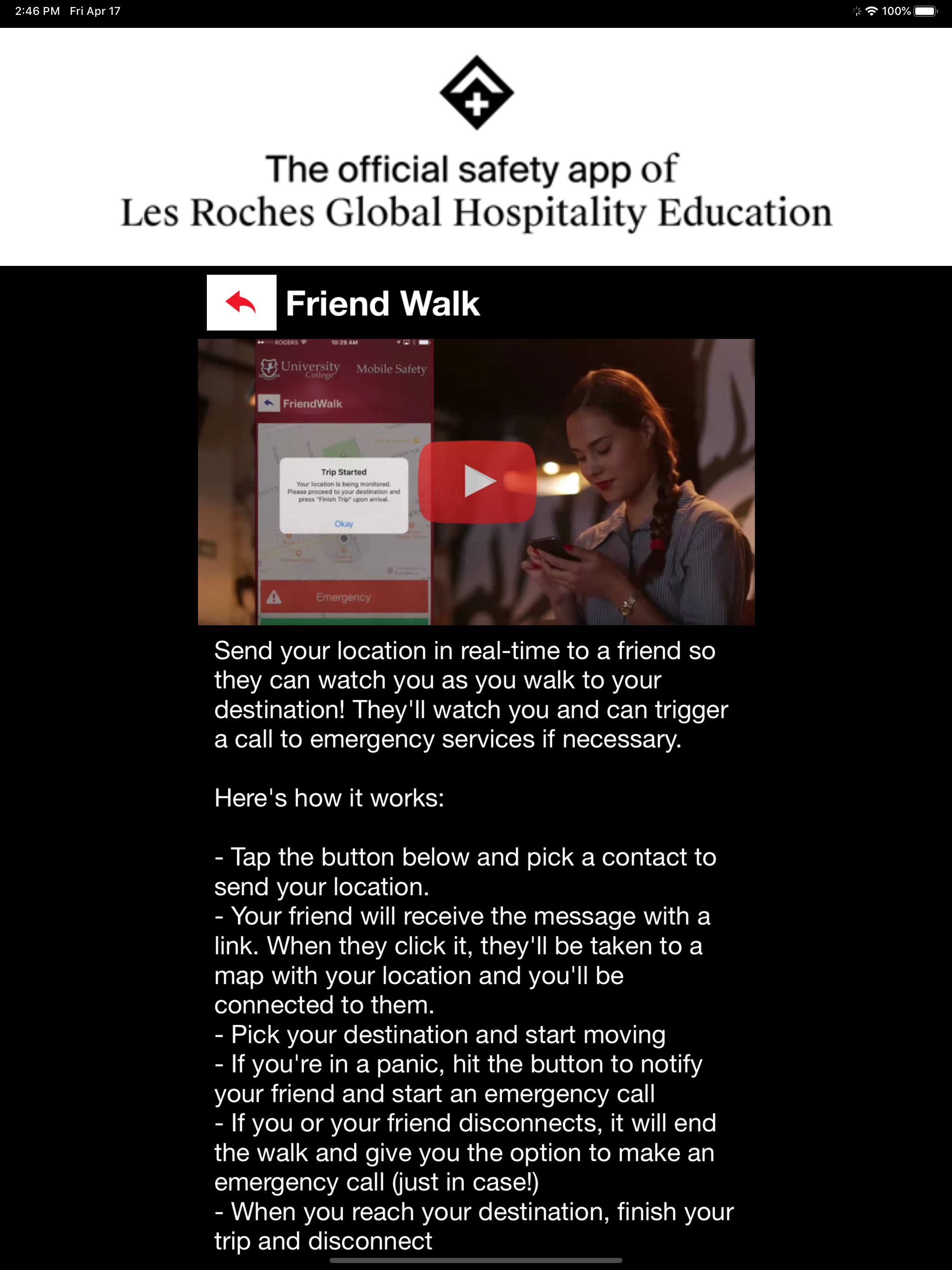 Les Roches SOS