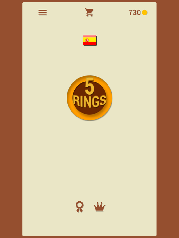 5 Rings Golden iPad screenshot